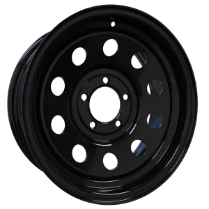 Envy Wheels – TRAILER STEEL MODULAR – Black – 15″x6″ 0mm – All weather Wheels – 200GBM-15545